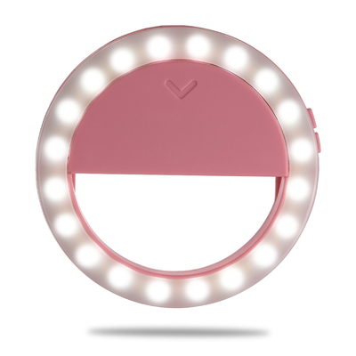 Dual Temperature Clip On Selfie Ring Light / Beauty Ring Light Phone