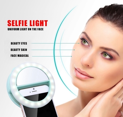 PC ABS Material Mirror Selfie Light XJ06 Dimmable Ring Light 40 LED